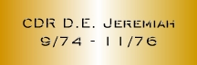 CDR D.E. Jeremiah